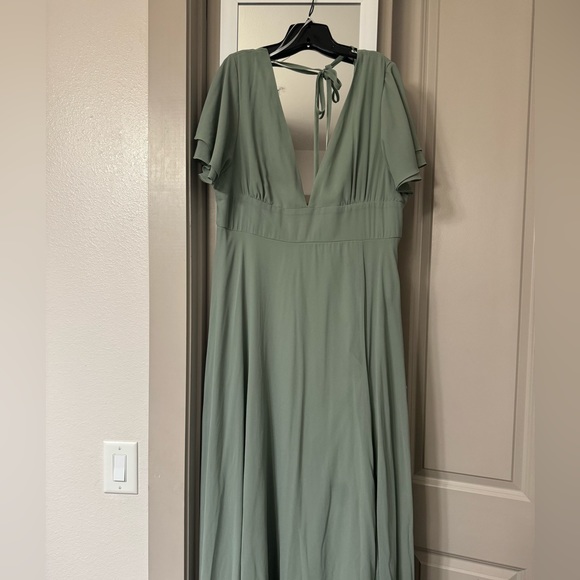 Lulus Sage Green Maxi Dress - Picture 8 of 9
